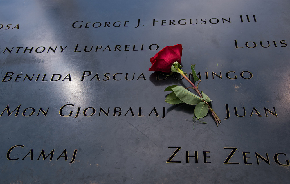 Names on National September 11 Memorial 